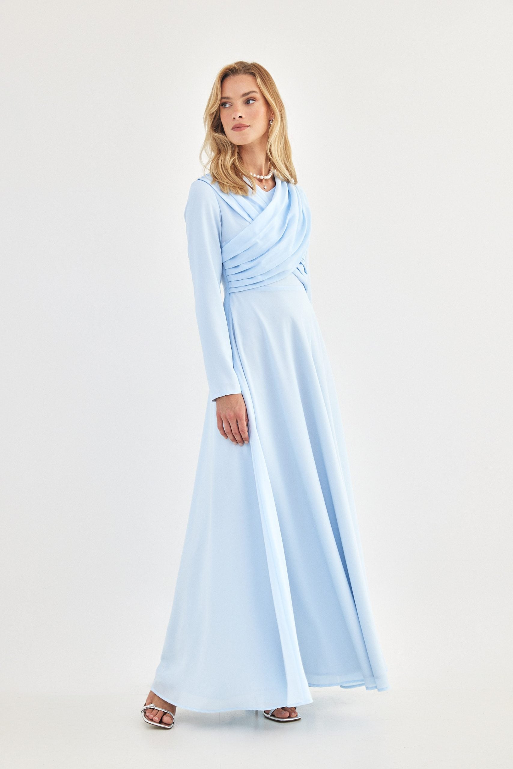 שמלת איקס תכלת