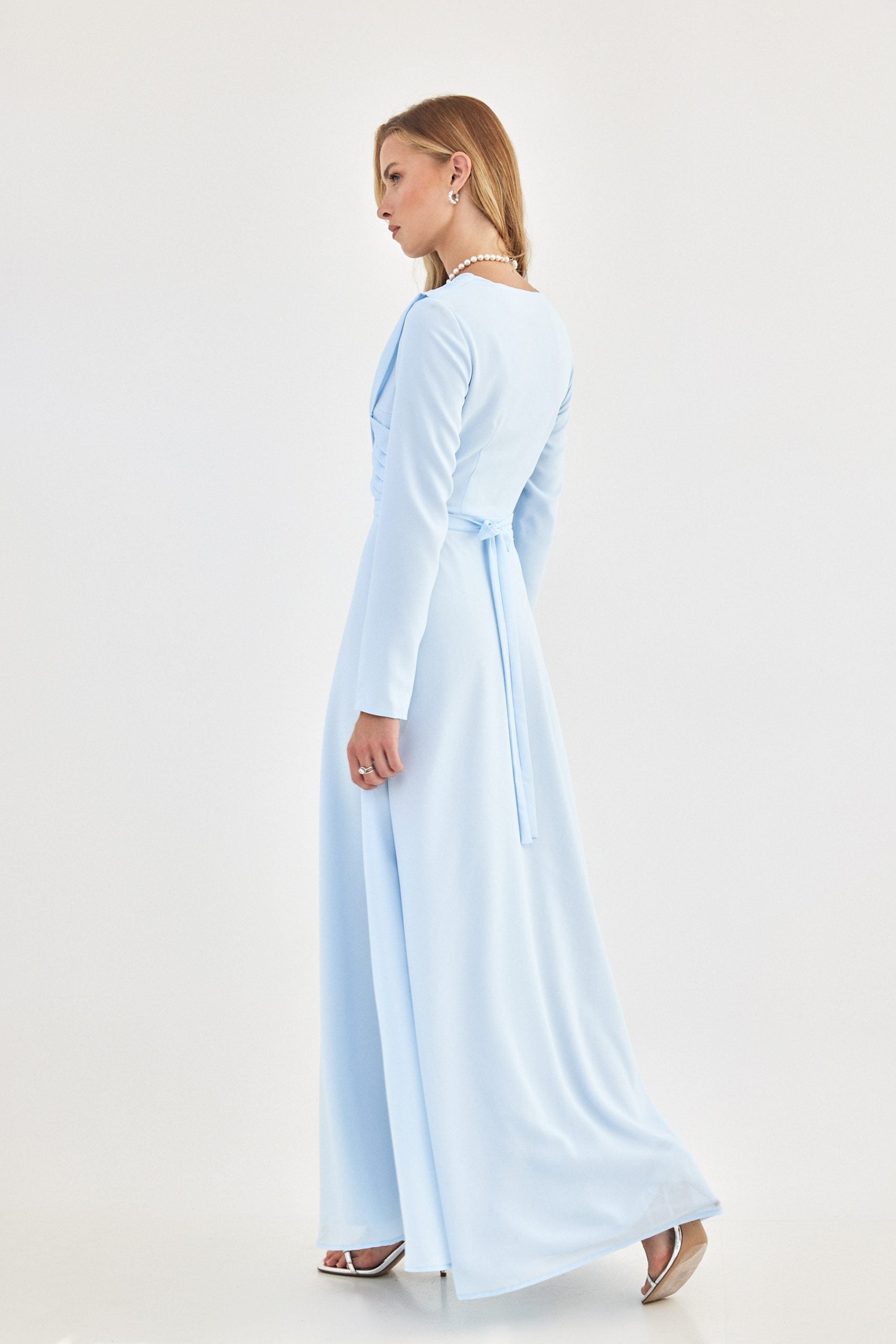 שמלת איקס תכלת