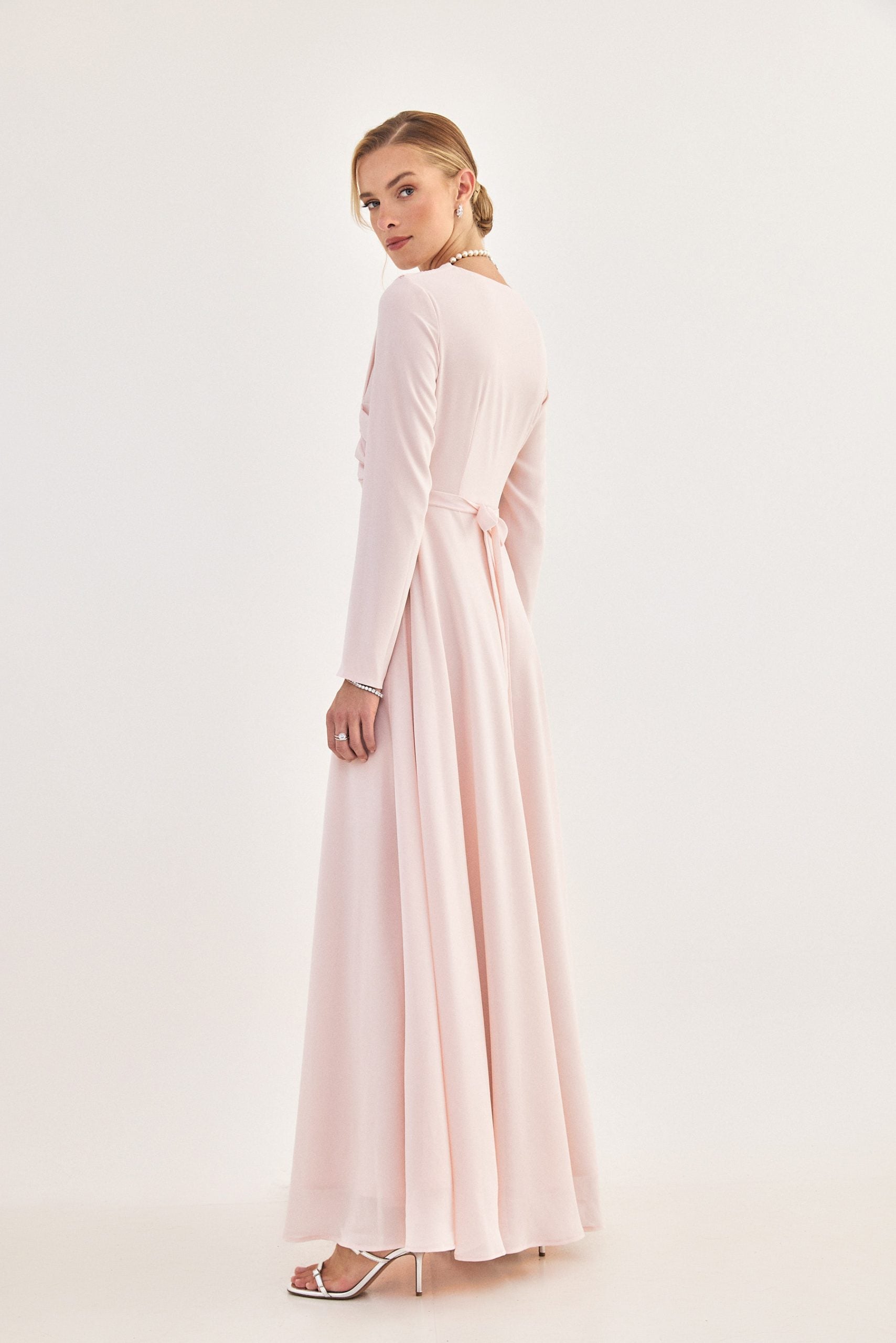 שמלת איקס ורודה