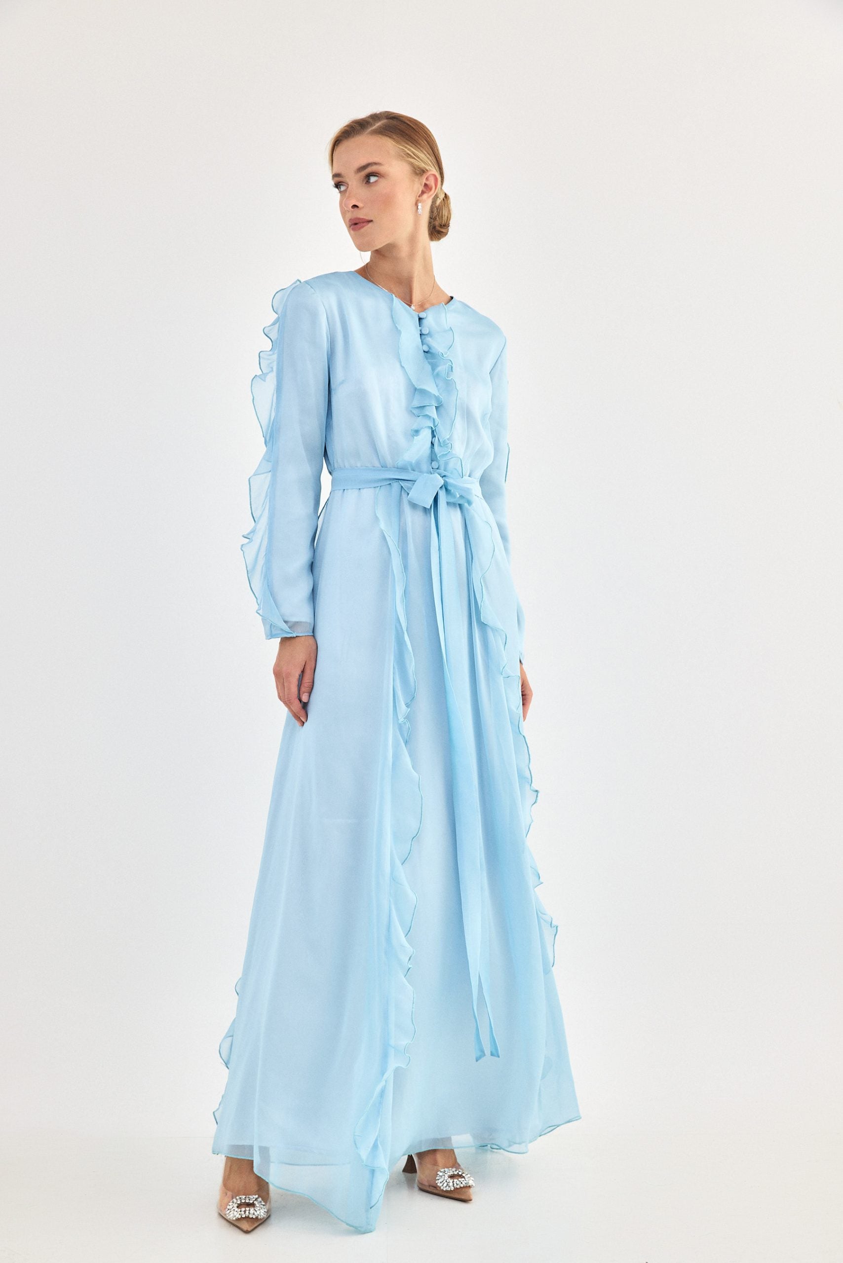 שמלת אנאבל תכלת