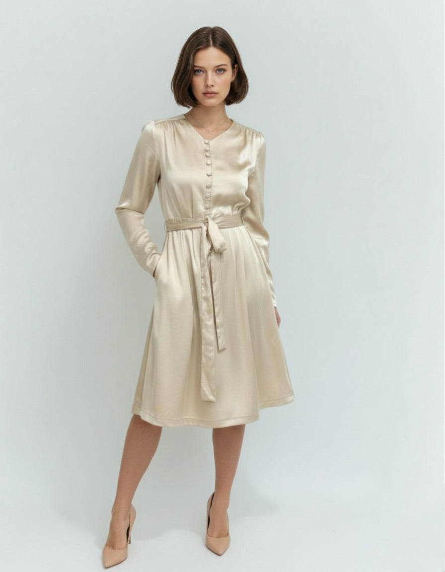 שמלת Classic שמנת