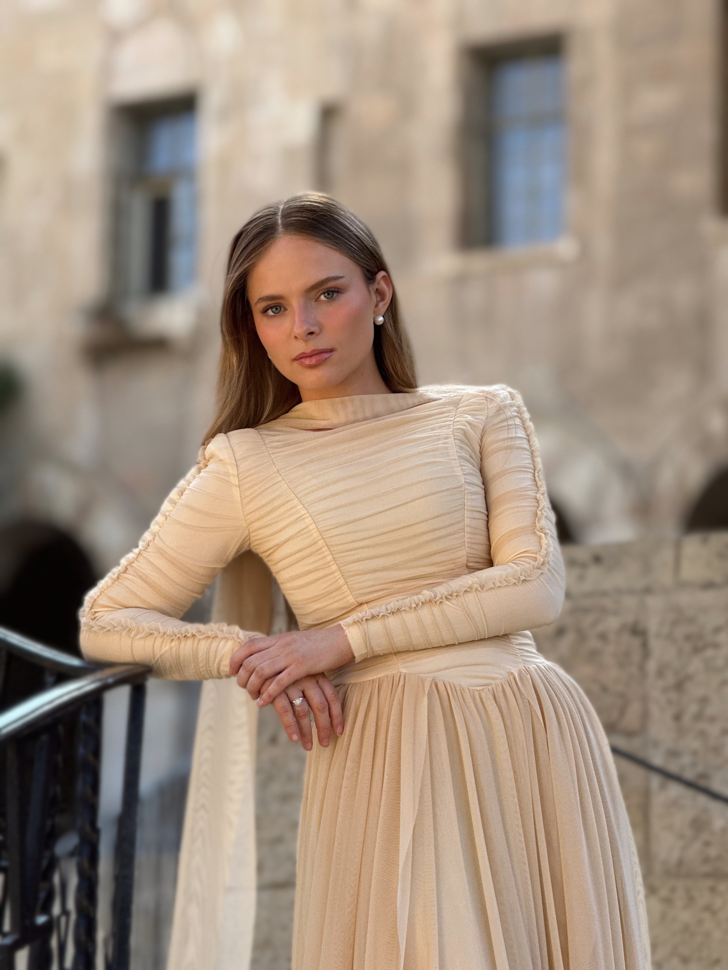 שמלת מאלורי ניוד חמאה