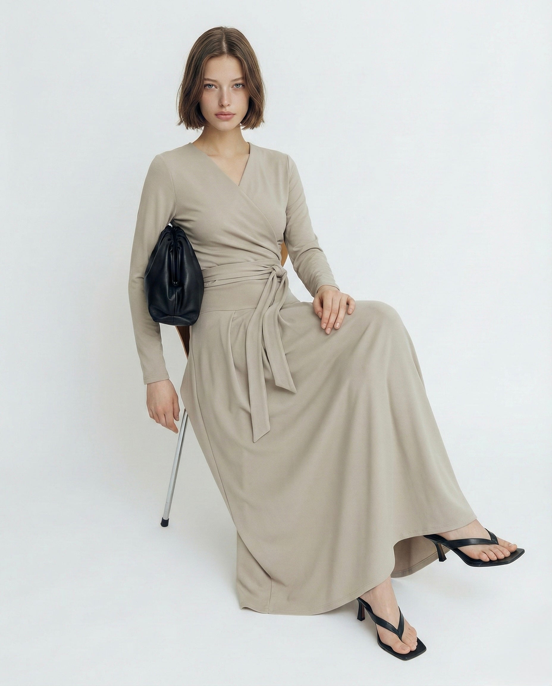 חולצת מעטפת בסטי אבן