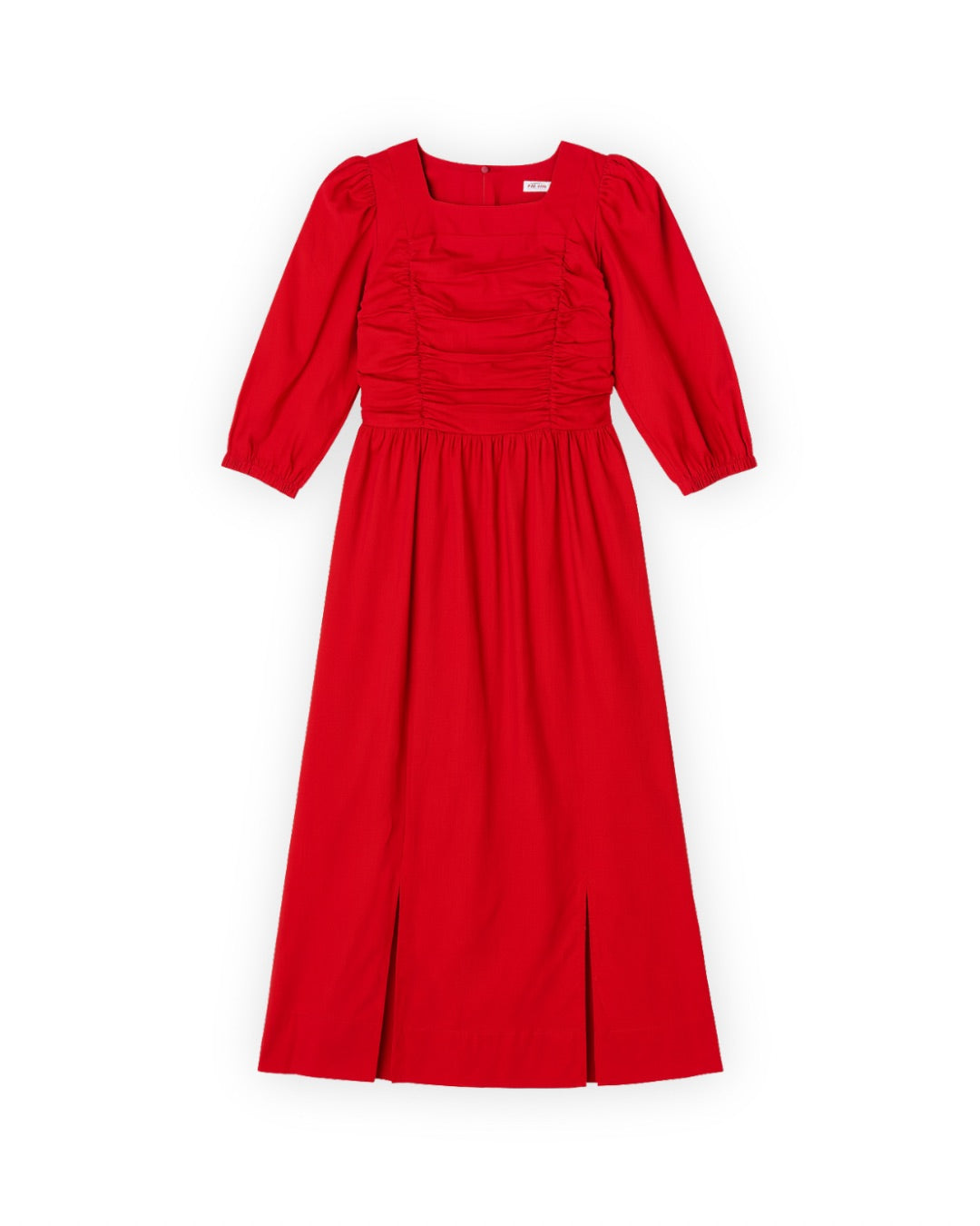 Poplin dress - Cherry