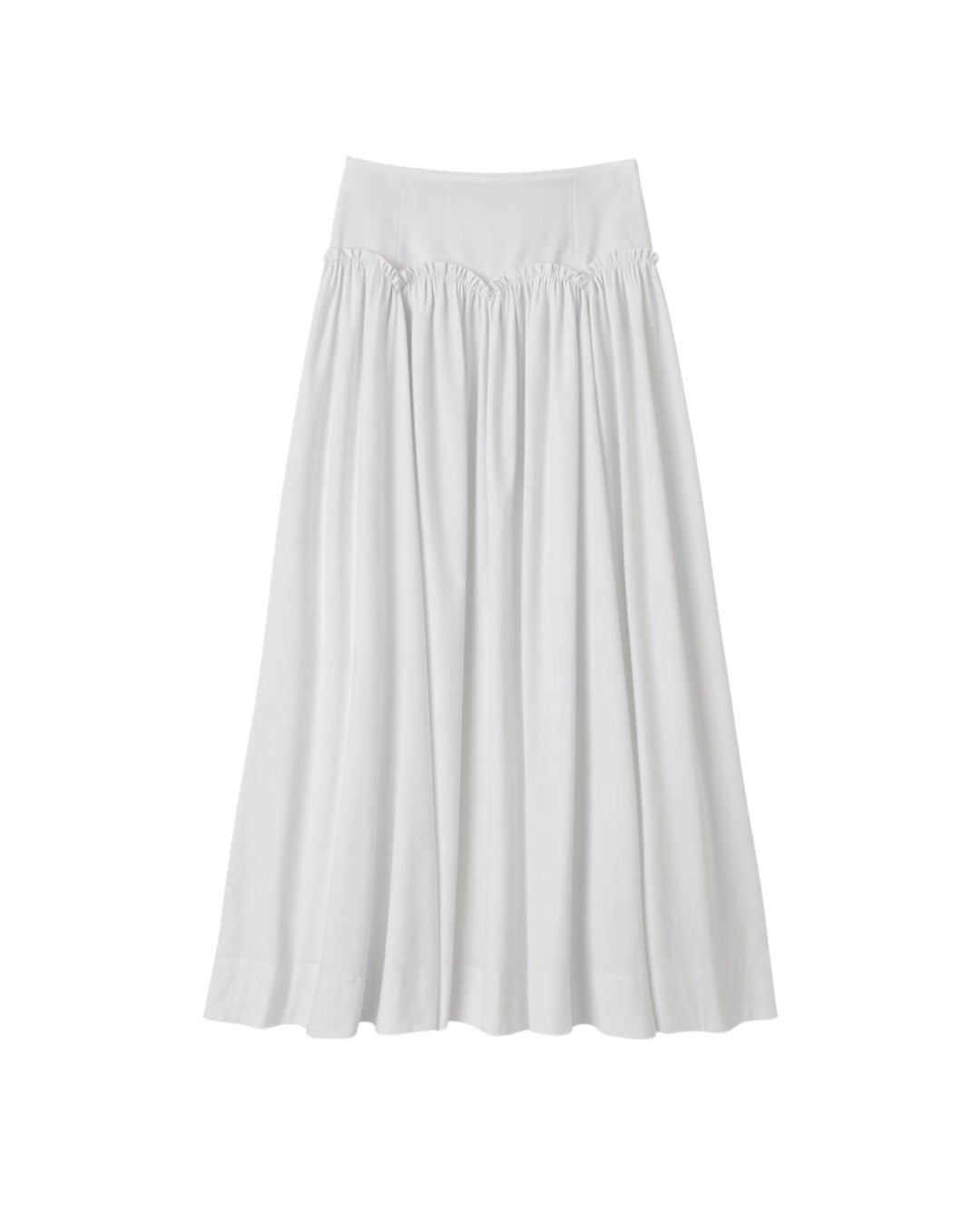 Poplin Skirt - White