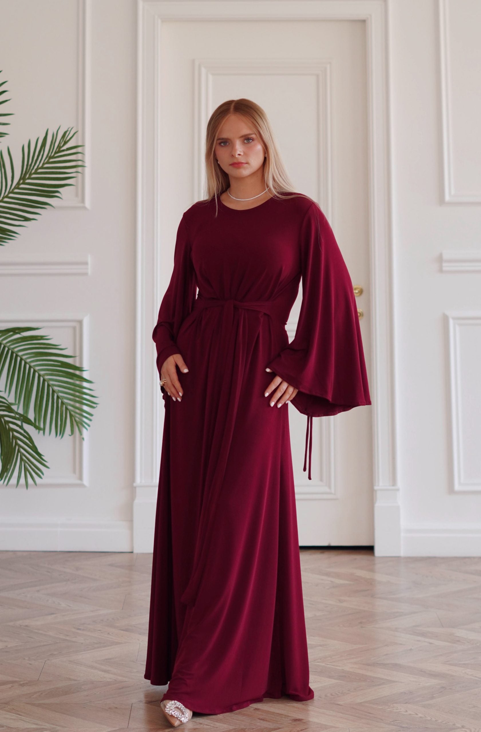 שמלת Romy בורדו