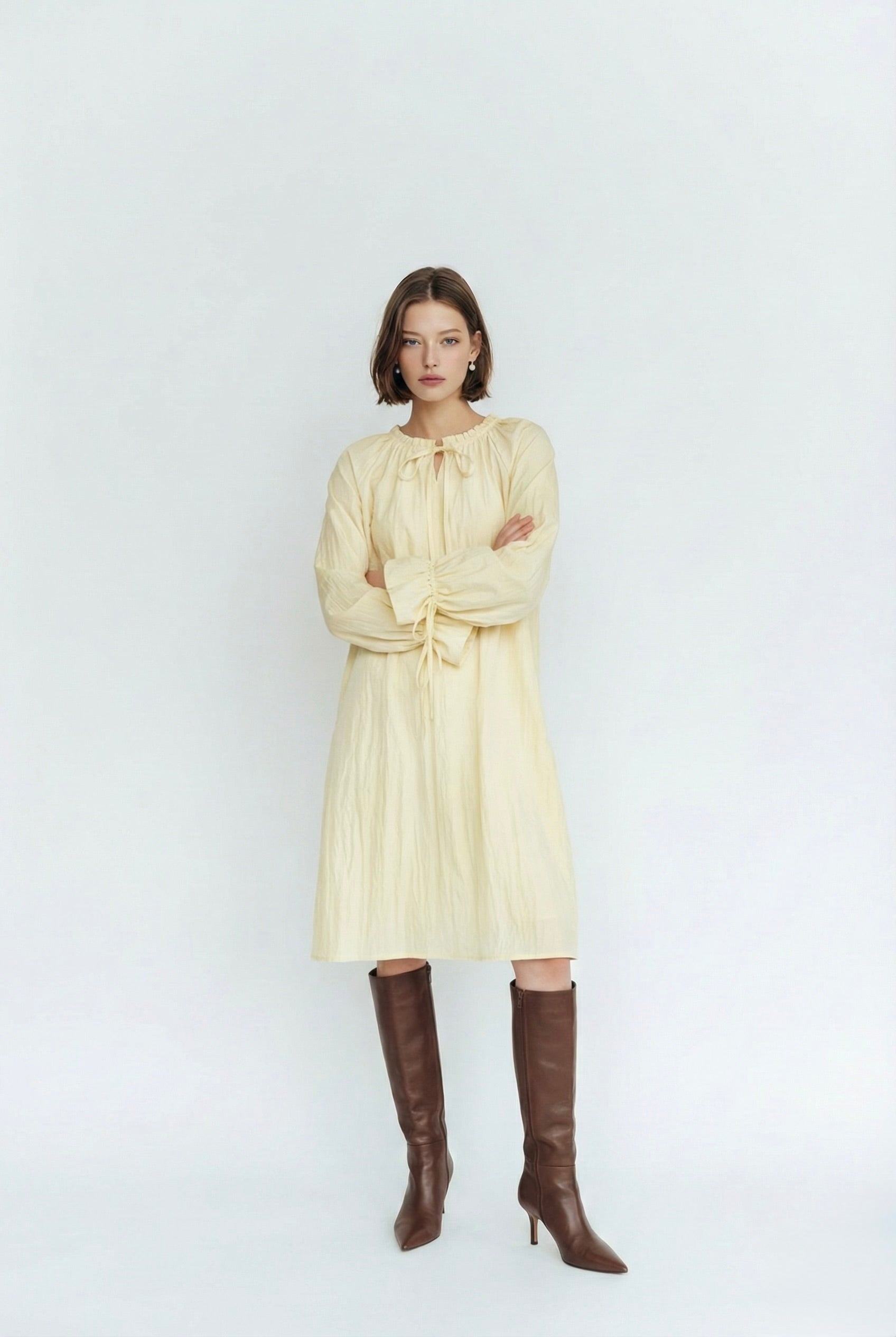 שמלת vera חמאה