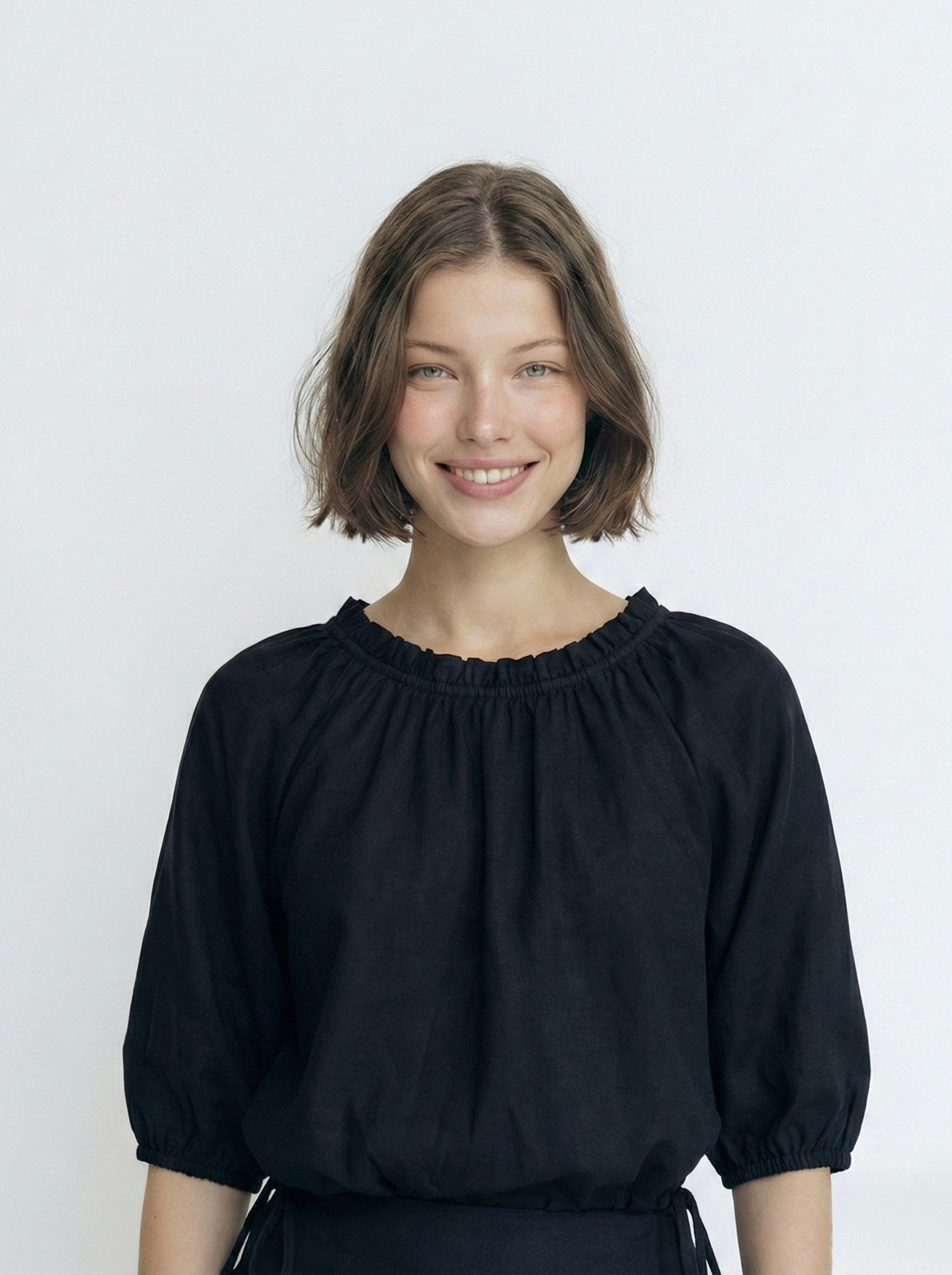 LIN shirt - שחור