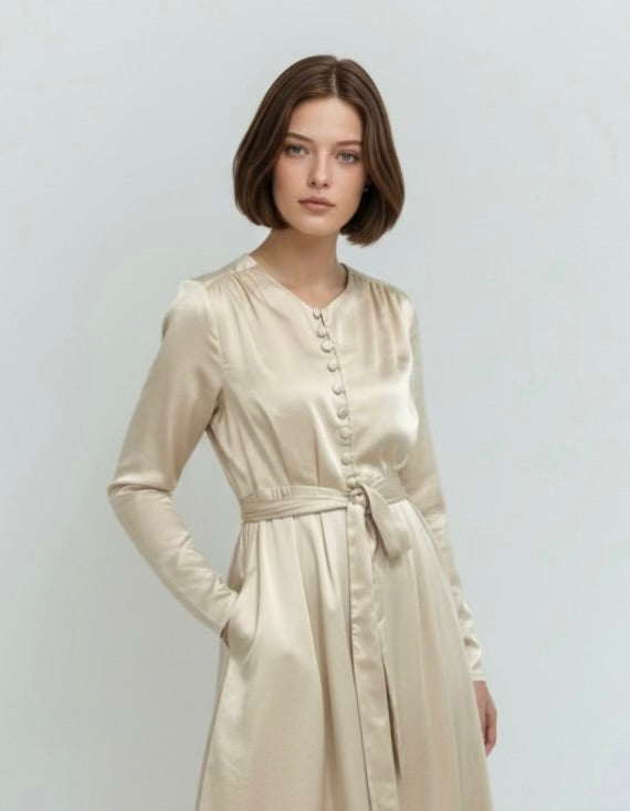 שמלת Classic שמנת