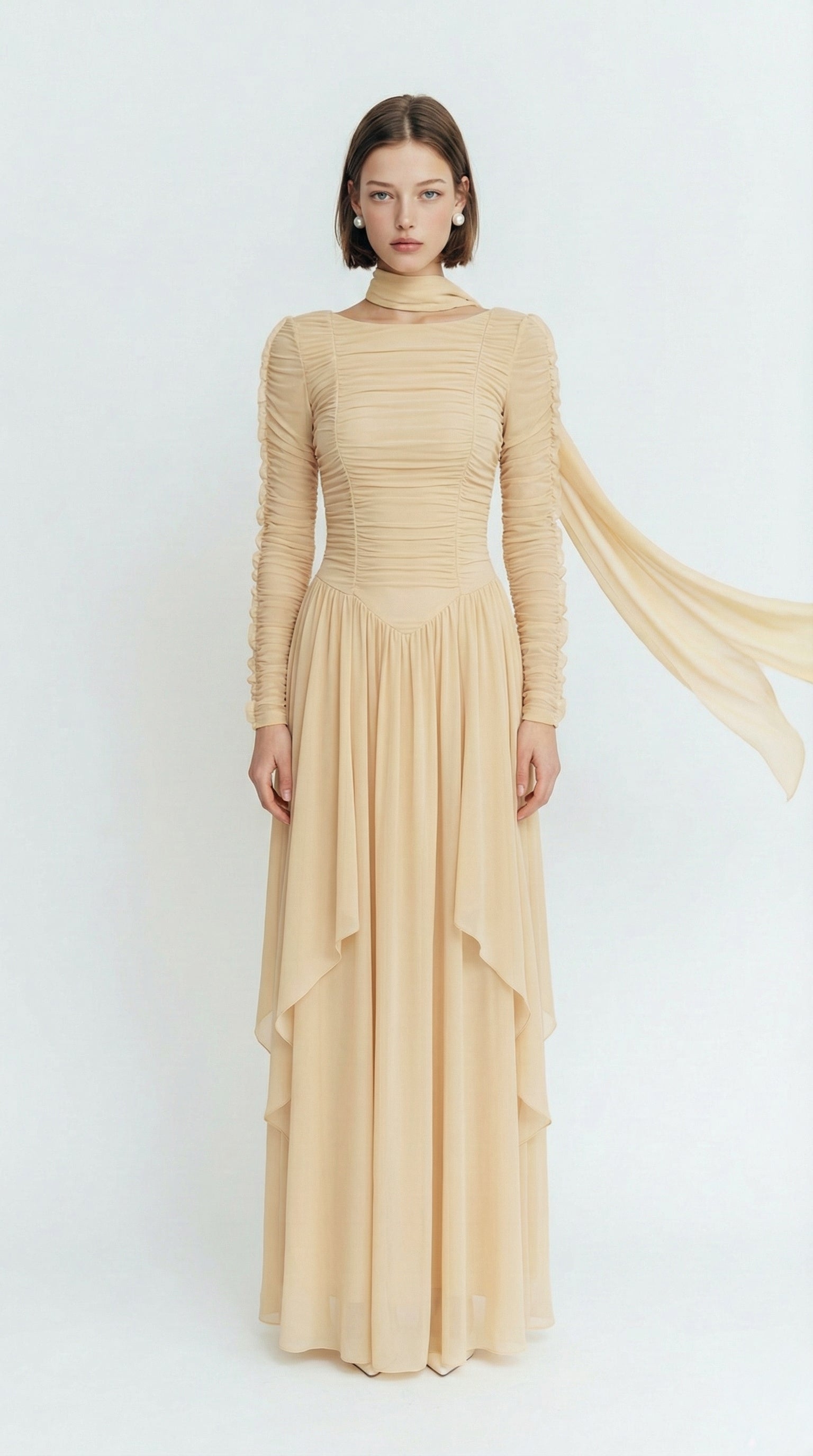 שמלת מאלורי ניוד חמאה